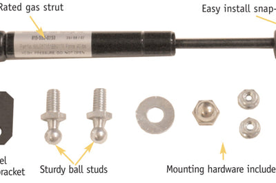 Tuffy Products Gas Spring Kit W/Mounting - Suspension