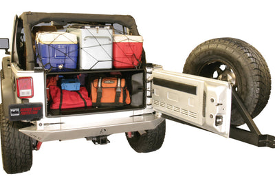Tuffy Products Jk Unlimited Tailgate Enclosure- Black For 2011+ - Roofs & Roof Accessories