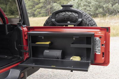 Tuffy Products Tailgate Lockbox W/ Keyed Lock For Jeep Wrangler - Roofs & Roof Accessories
