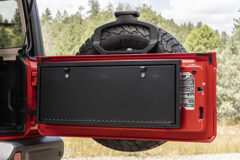 Tuffy Products Tailgate Lockbox W/ Keyed Lock For Jeep Wrangler - Roofs & Roof Accessories
