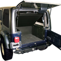 Tuffy Products Tj Lj & Yj Security Deck Enclosure- 01 Blk - Roofs Roof Accessories