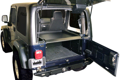 Tuffy Products Tj Lj & Yj Security Deck Enclosure- 01 Blk - Roofs Roof Accessories