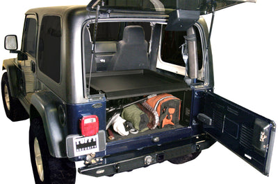 Tuffy Products Tj Lj & Yj Security Deck Enclosure- 01 Blk - Roofs Roof Accessories