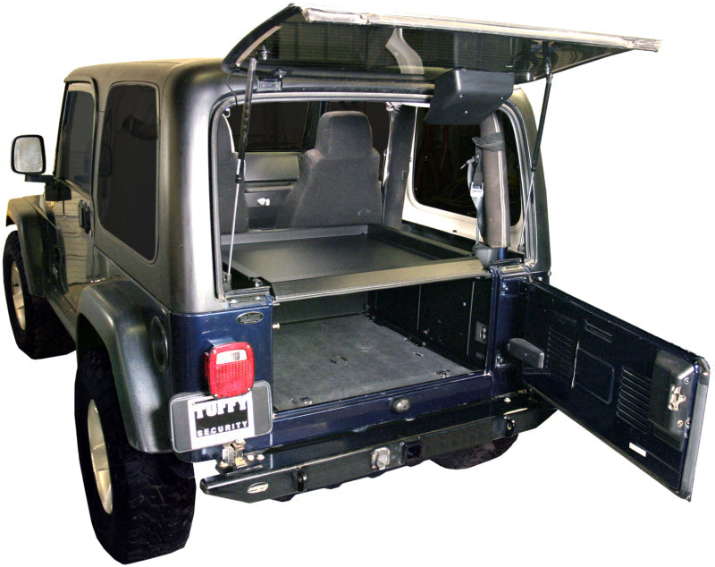 Tuffy Products Tj Lj & Yj Security Deck Enclosure- 01 Blk - Roofs Roof Accessories