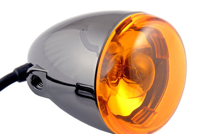 Chris Products Turn Signal Assembly Bullet Style Black Nickel - Harddrive