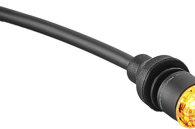 Rizoma Turn Signal Mounting Kit Light Unit Pair Black - Street Collection