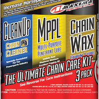 Maxima Ultimate Chain Wax Care Kit 3/pk - Harddrive Products