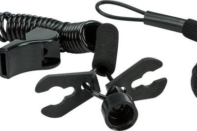 Fly Racing Ultra Cord Floating Tethercord /lanyard (blue) - Black - Watercraft Collection