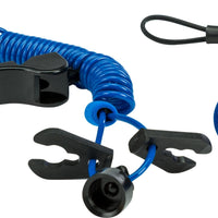 Fly Racing Ultra Cord Floating Tethercord /lanyard (blue) - Black - Watercraft Collection
