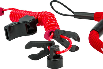 Fly Racing Ultra Cord Floating Tethercord /lanyard (blue) - Red - Watercraft Collection