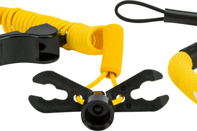 Fly Racing Ultra Cord Floating Tethercord /lanyard (blue) - Yellow - Watercraft Collection