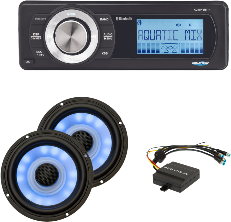 Aquatic Av Ultra Rgb And Stereo Kit `98-13 Flt/flh - Harddrive Products