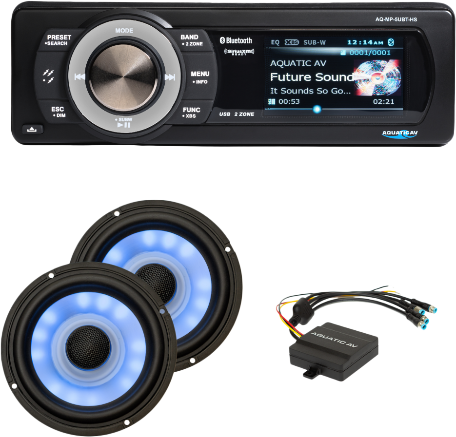 Aquatic Av Ultra Rgb And Stereo Plus Kit `98-13 Flt/flh - Harddrive Products