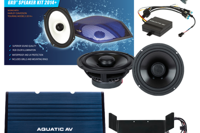Aquatic Av Ultra Speaker Kit Flht `98-13 - Harddrive Products