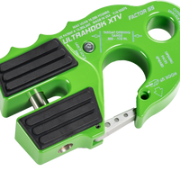 Factor 55 Ultrahook Xtv Winch Shackle Mount Lime Green - Red - Atv Performance Products