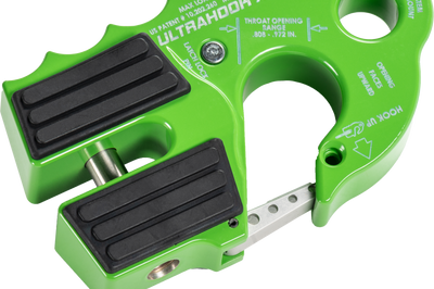Factor 55 Ultrahook Xtv Winch Shackle Mount Lime Green - Atv Performance Products