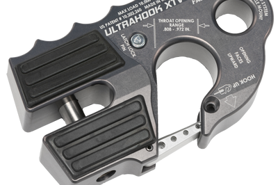 Factor 55 Ultrahook Xtv Winch Shackle Mount Lime Green - Grey - Atv Performance Products