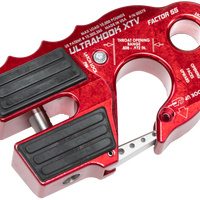 Factor 55 Ultrahook Xtv Winch Shackle Mount Lime Green - Red - Atv Performance Products