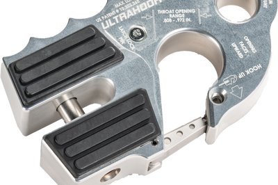 Factor 55 Ultrahook Xtv Winch Shackle Mount Lime Green - Silver - Atv Performance Products