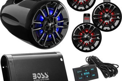 Boss Audio Universal 4 Speaker Kit For Utv - Atv Performance Products