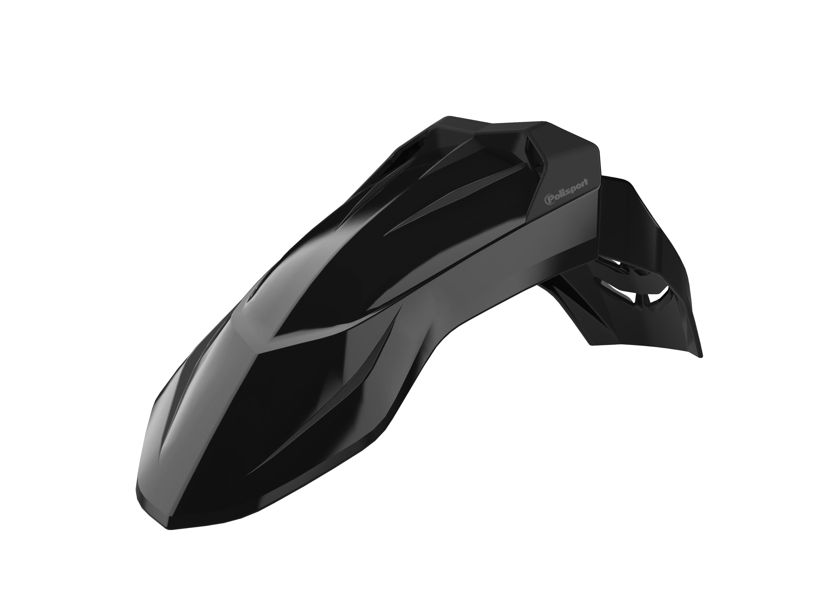 Polisport Universal Front Fender Orange - Black - Offroad Collection