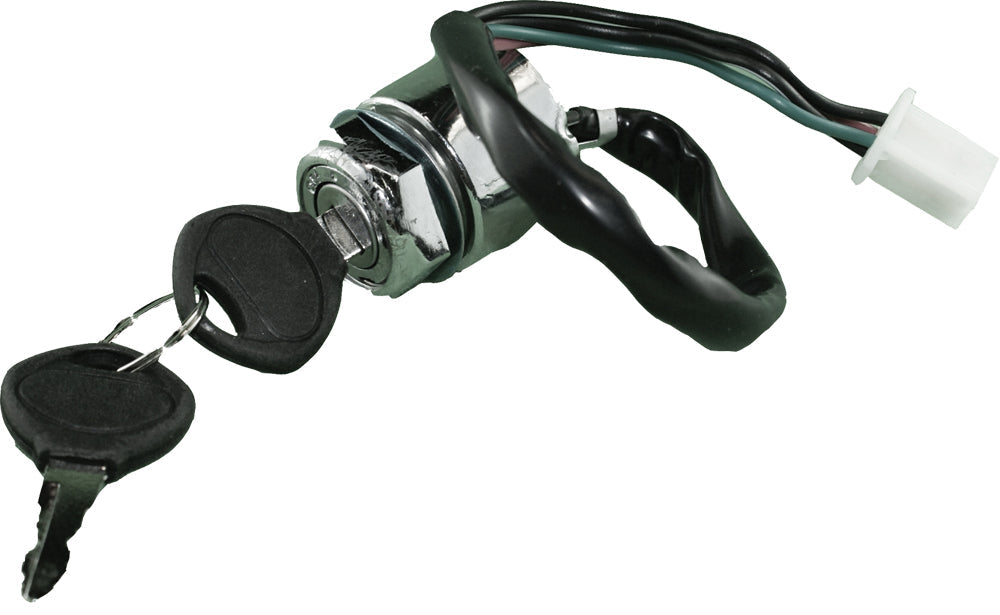 Mogo Parts Upgrade Sealed Ignition Switch 4 Wire Male Plug - Street Collection