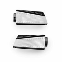 Rizoma Urban Protocol Footpegs Black/white Pr - Black/White - Street Collection