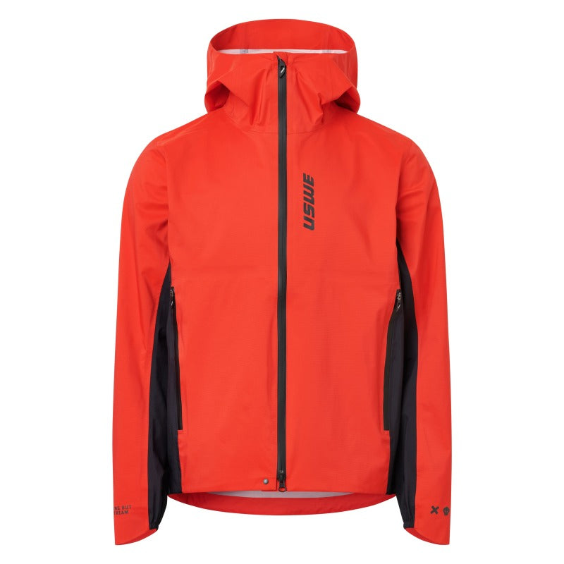 USWE Waterproof MTB Jacket Flame Red - XL - Apparel