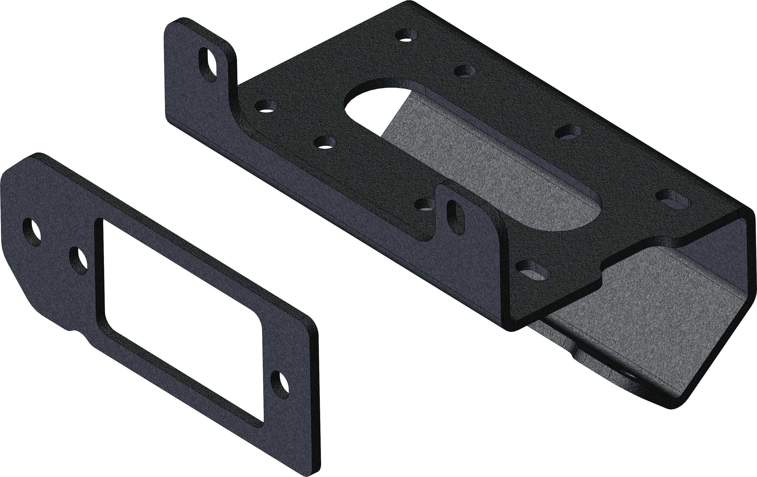 Kfi Utv Winch Mount - Atv Performance Products
