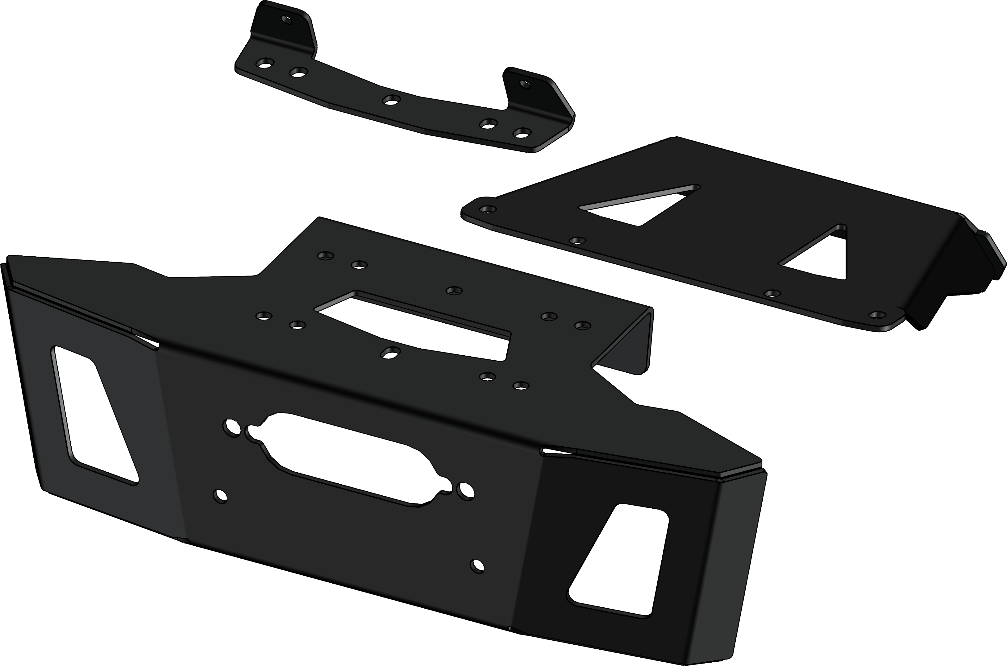 Kfi Utv Winch Mount - Atv Performance Products