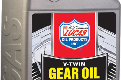 Lucas V-twin Gear Oil Synthetic 75w-140 1qt - Harddrive Products