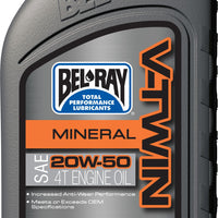Bel-ray V-twin Mineral Engine Oil 20w-50 1l - Harddrive Products