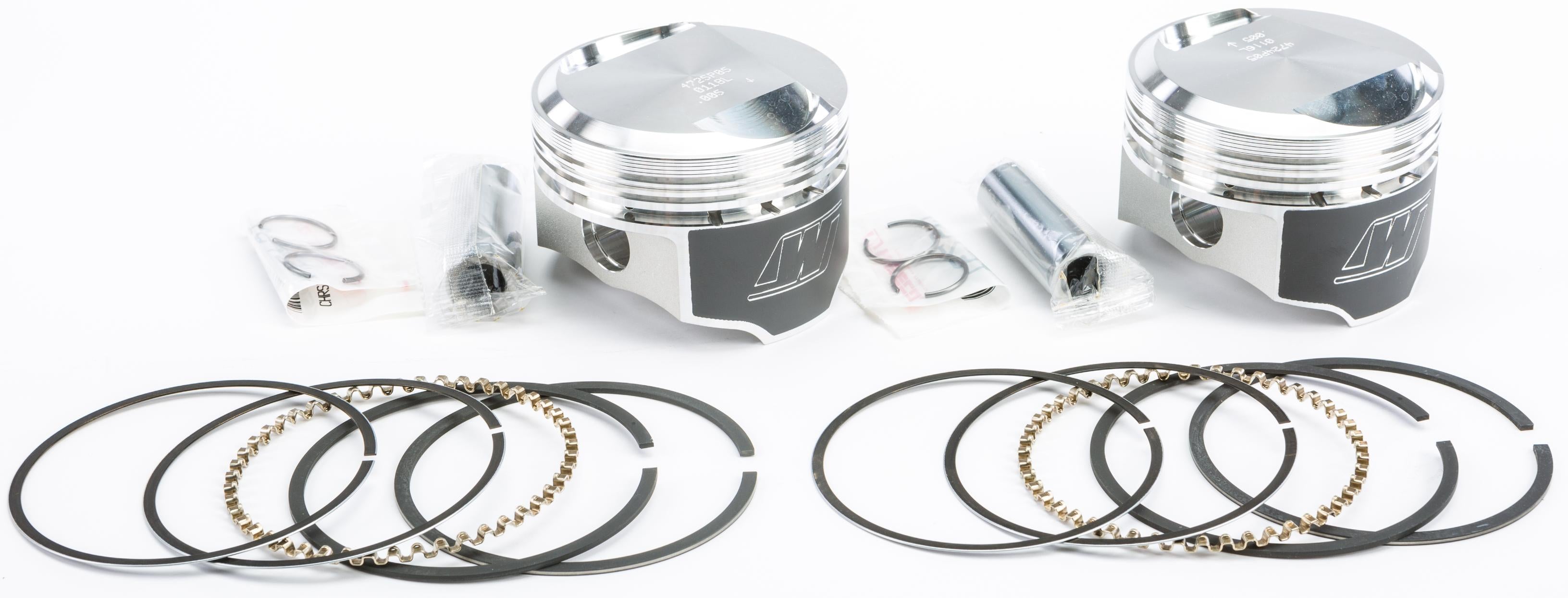 Wiseco V-twin Piston Kit 1340 Evo Big Twin 10:1 Comp - Harddrive Products