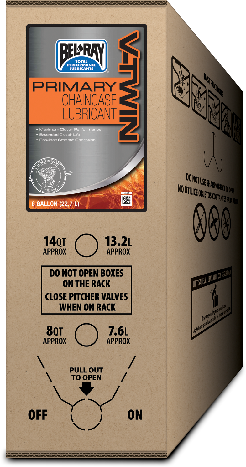 Bel-ray V-twin Primary Chaincase Lube 6 Gal Bib - Harddrive Products