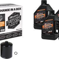 Maxima V-twin Quick Change Kit Evo Mineral Black Filter - Harddrive Products