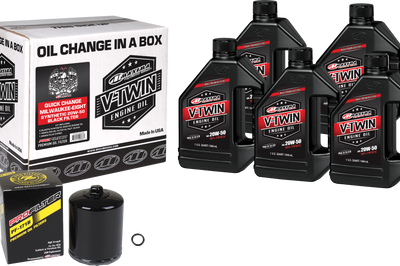 Maxima V-twin Quick Change Kit Syn M8 Black Filter - Harddrive Products