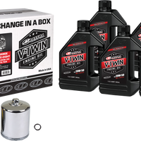Maxima V-twin Quick Change Kit Syn M8 Chrome Filter - Harddrive Products