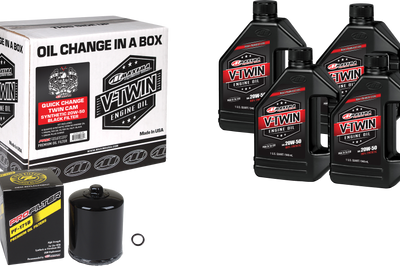 Maxima V-twin Quick Change Kit Syn Tc Black Filter - Harddrive Products