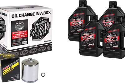 Maxima V-twin Quick Change Kit Syn Tc Chrome Filter - Harddrive Products