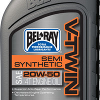 Bel-ray V-twin Semi-synthetic Engine Oil 20w-50 1l - Harddrive Products