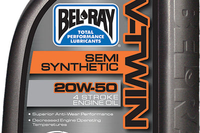Bel-ray V-twin Semi-synthetic Engine Oil 20w-50 1l - Harddrive Products