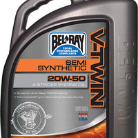 Bel-ray V-twin Semi-synthetic Engine Oil 20w-50 4l - Harddrive Products