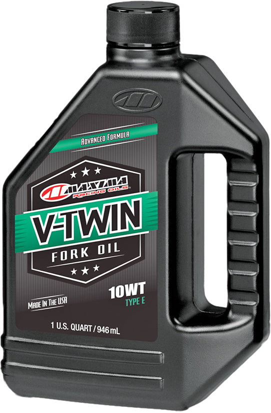 Maxima V-twin Type E Fork Oil 10wt 32oz - Harddrive Products