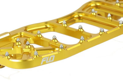 Flo Motorsports V5 Floorboards Bronze - Gold - Harddrive Products