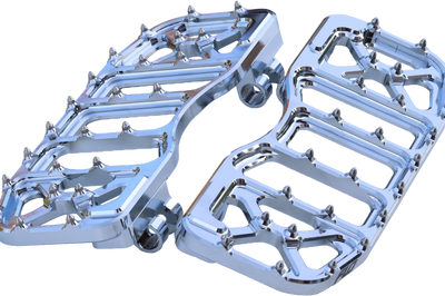 Flo Motorsports V5 Floorboards Chrome - Harddrive Products