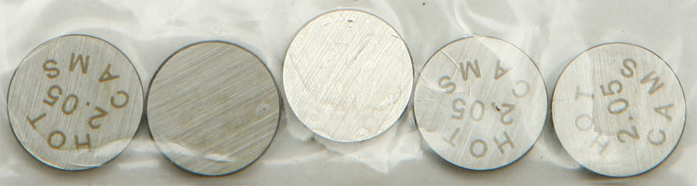 Hot Cams Valve Shims 10.00x2.05mm 5/pk - Street Collection