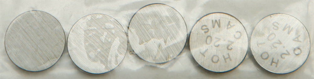 Hot Cams Valve Shims 10.00x2.20mm 5/pk - Street Collection