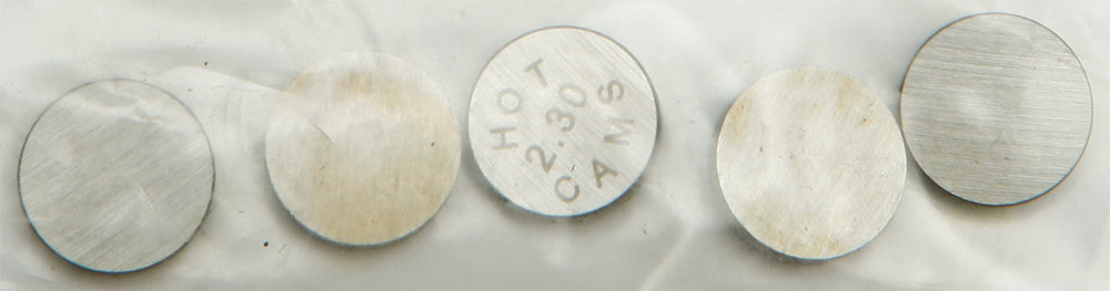 Hot Cams Valve Shims 10.00x2.30mm 5/pk - Street Collection