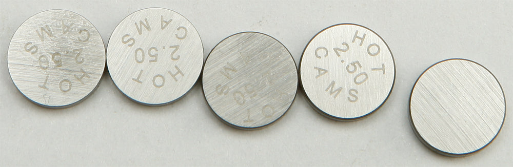 Hot Cams Valve Shims 10.00x2.50mm 5/pk - Street Collection