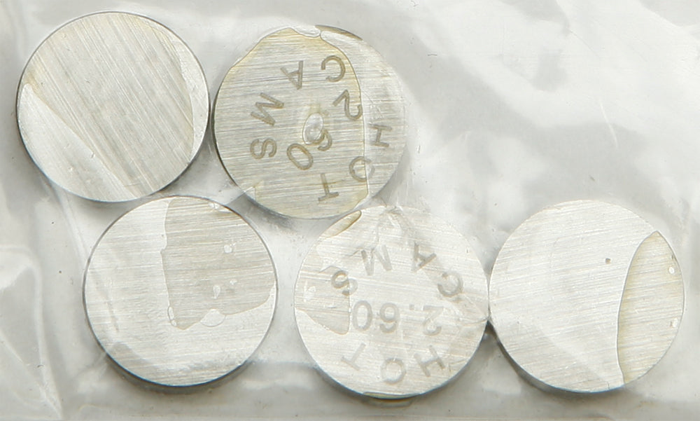 Hot Cams Valve Shims 10.00x2.60mm 5/pk - Street Collection